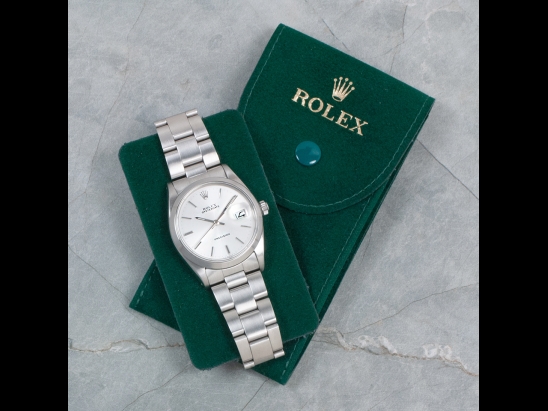 Ролекс (Rolex) Oysterdate Precision 34 Argento Oyster Silver Lining 6694